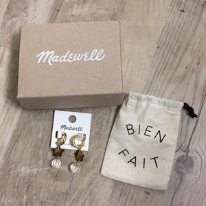 Madewell dangle star earrings